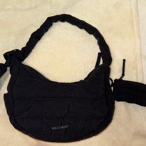 BAGSMART Black Shoulder Bag for Women